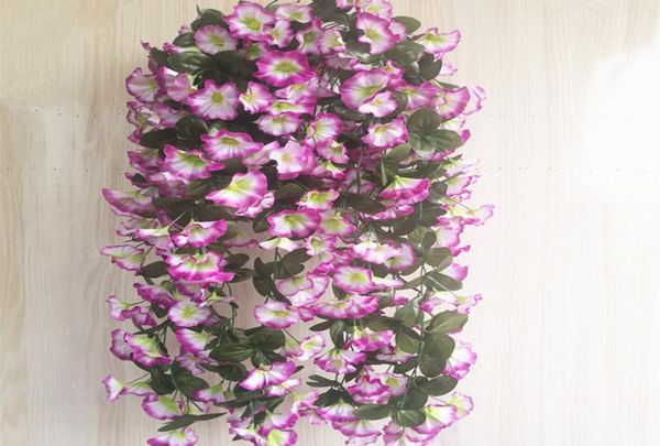 Gloria mattutina Flower Vine Appeding Vines for Wedding Artificial Decorative Wall Flower 5 Colors3690095