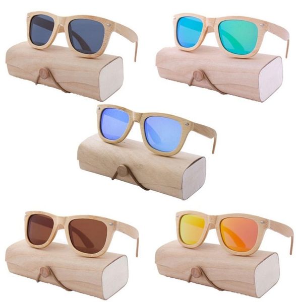 Moda Full Bamboo Custom Eco Friendly UV400 Polarizado Glasses Sun Glasses6528506