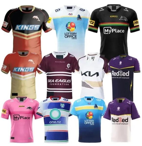 New Penrith Panthers Rugby Jerseys Gold Coast 23 24 Titans Dolphins Sea Eagles Storm Brisbane Home Away Shirts Tamanho