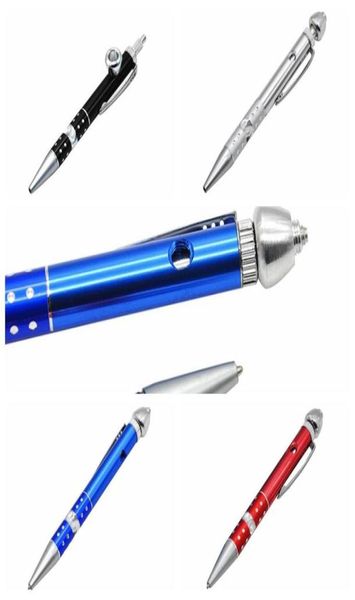 Penna a sfera colorata Forma mini tubo di fumo Design innovativo Portatile facile trasporto pulito multifunzione di alta qualità 1139802 1139802