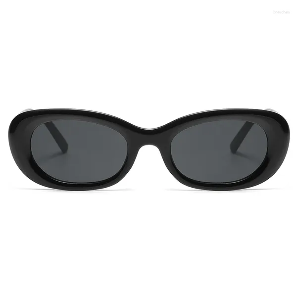 Sonnenbrille Frauen Männer kleines ovales Weitbein-Design Retro Klassische Brille Vintage Travel Sun Anti-Blend Eyewearuv400