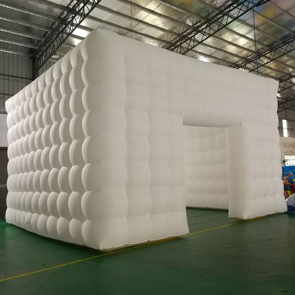 Personalizado 10x10x4.2mh (33x33x14ft) LED LED CUBE CUBE TENTA TENTES BOLA BOOP