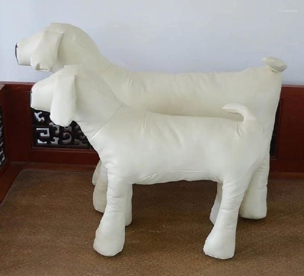 Dog Abbigliamento Mannequin Big Models Display per petshop per abbigliamento in pelle PVC Forniture