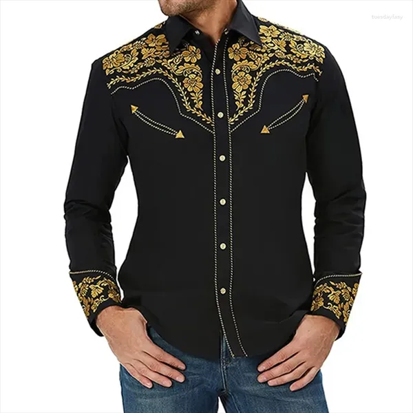 Herren lässige Hemden 2024 Frühlings Sommer Mode Langarm Lteelknopf Täglich hochwertige weiche Stoff Western MEN Plus Size 6xl