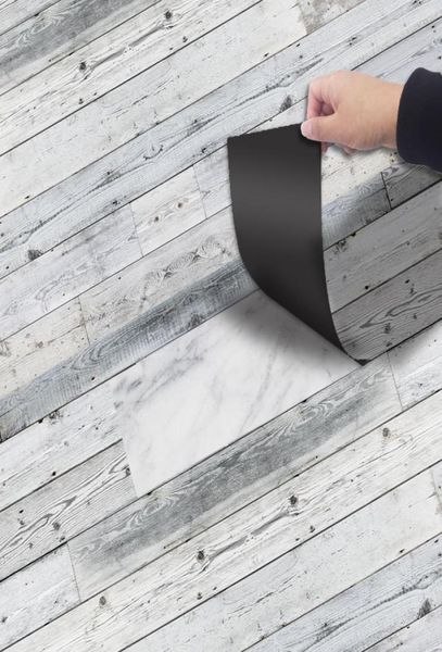 Adesivi per pareti in PVC domestico Autoidesave Pavimenti da pavimento in pasta adesivi per l'umidità impermeabile dell'umidità decorazione per la casa 3582146