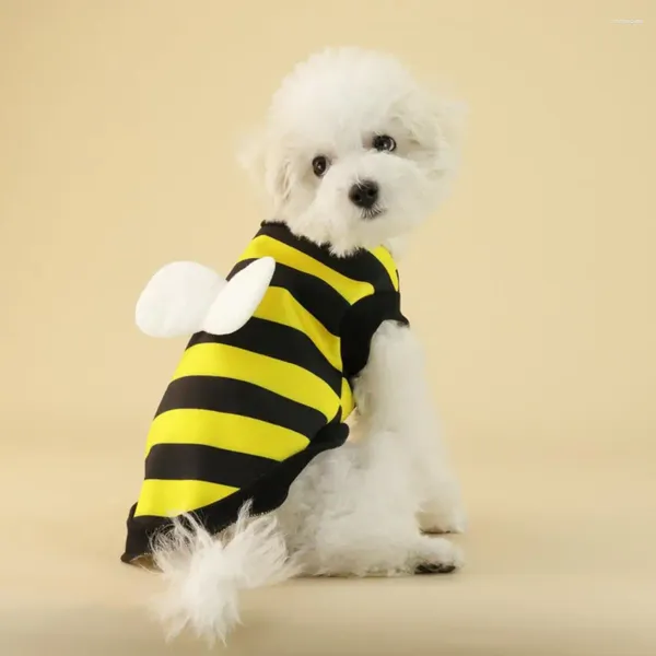 Собачья одежда высококачественная ткань домашняя одежда пчела костюм для собак кошки милый дизайн трансформатора мягкий дышащий двухлетний комфорт