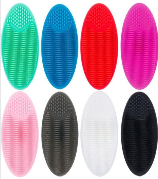 New Health Silicone Facial Cleansing Brush Washing Pad Esfoliando o Blackhead Face Conclui Brush Tool Soft Deep KD18072925