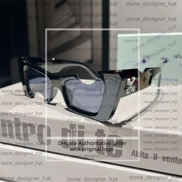 Fora designer com óculos de Whitesun Fashion Luxury Frames Off -Whitee Sunglasses Brand Men Women Sunglass Arrow x Frame Eyewear Trend Hip Hop Offend 9671