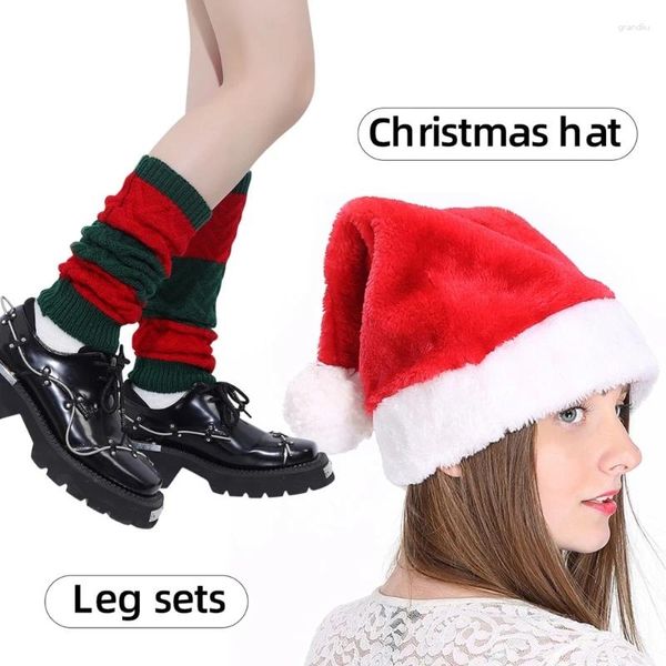 Berretti Babbo Natale Y2K Kind High Pile Socks for Sweet Girls Christmas Dropship