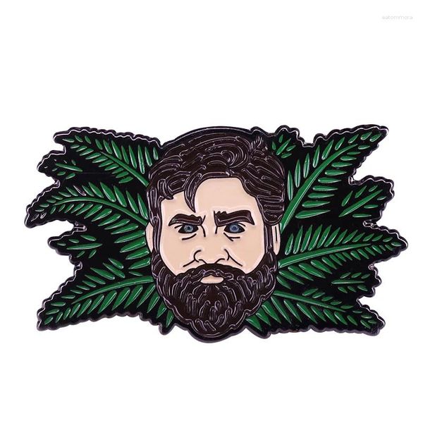 Spille tra due Ferns W Zach Galifianakis Pin ispirato al regalo Fun Fun Funny Or Die Serie Web Show