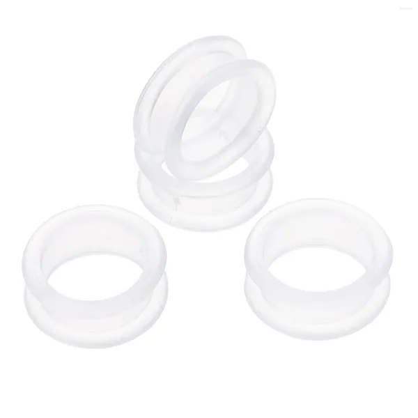 Abbigliamento per cani 12/10/8pcs Gel di gel di silice morbido manico da barbiere tagliatigliante a forbice ad anello di dito silicone Piet colorato