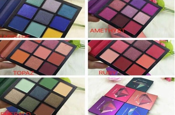 Epacket Neuankömmling brandneue Make -up Augen Schönheit Gemstone Palette Mini 9 Farben Lidschatten5 verschiedene Farben4491918