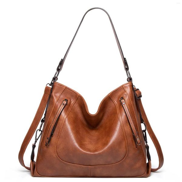 COLLEGGIO Weysfor Borse in pelle Big Women Borse Borse da donna casual di alta qualità Trunk Tote Brand Shole Ladies Bolsos