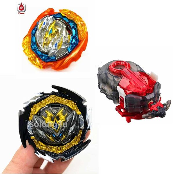 4D Beyblades Single Rotcing Top B-180 Booster Dinâmico Belial B-181 01 Ciclone Ragnaruk B-184 LR Lançamento de crianças Toy Q240430