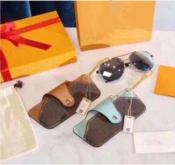 Sagni presbiopici sacchetti uomini e donne occhiali da sole portatili a pressione da sole Glasse Goggles clip borse da sole da sole a ciondolo 3730897