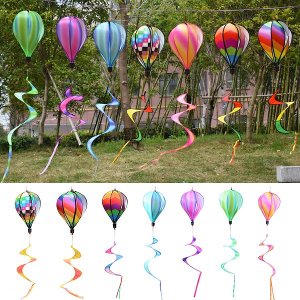 Air Ballon Wind Spinner Regenbogen Hanging Wind Twister Garten Outdoor Dekor Kindergeschenk Festival Feier Air Ballon 240430