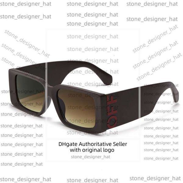 Aus mit With With Gläsern Luxusdesigner Sonnenbrille für Männer Damen Off Whitesun Gläses Quadrat Retro Frames heiß verkauft schwarze Rahmen mit Originalbox -Dürfen 6368