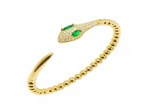 Luxury Womens Jewellery Gold Snake Bracelet Silver Love Bangle Eletroplatação de cobre estar engajado para festas femininas Choftlet Cuff Love3610972