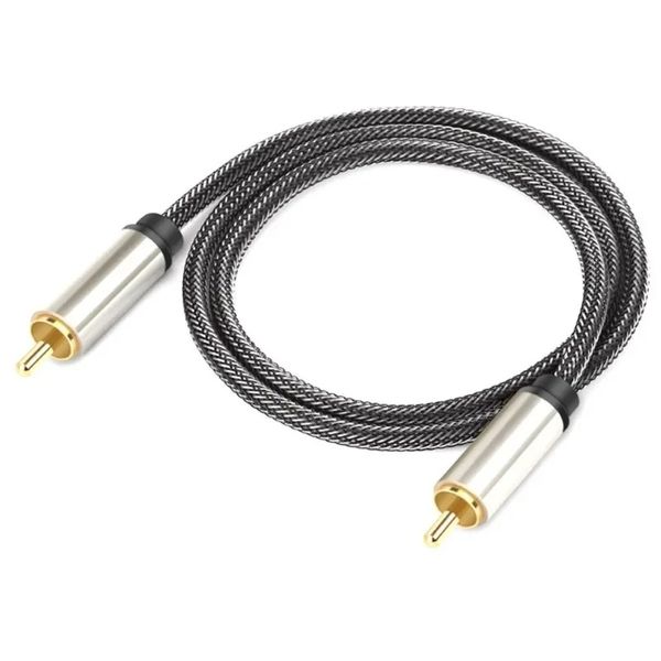 5.1 Ses Kablosu Altın Kaplama Dijital RCA - RCA Erkek Koaksiyel Koaksiyel Amplifikatör SPDIF HOME VİDEO TV Aksesuarları SATA USB