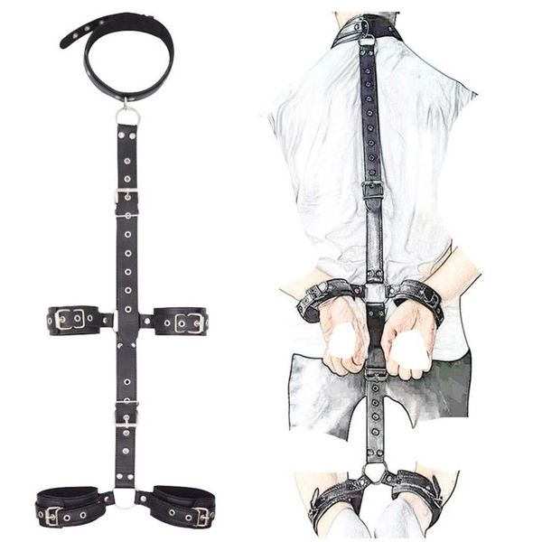 Andere Gesundheit Schönheit, die PU Lederrestriktion Halsband Fetisch Spiel BDSM Erwachsenen Store Slave Neck Masturbation Q240430