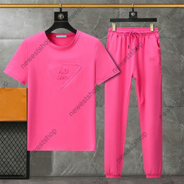 Set di set da donna in Europa Designer Womens Suit da 2 pezzi Sust Sport Sport Sport Sport Streetwear Stampa per lettere da stampa Donne Black Green Rose Red Sport Abiti sportivi traspiranti