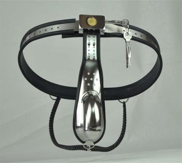 Più recente dispositivo a cinghia in acciaio inossidabile completamente regolabile con la curva modella-y con gabbia del pene BDSM Sex Toy4732733
