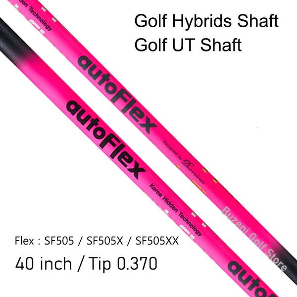 Auto Golf Hybrids Shaft UT Pink Color 40inch505505x505xx размер сгибания 0370 Гибридный клуб 3 240428