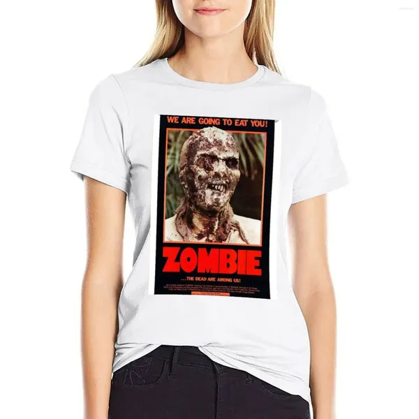 Frauen Polos Zombi 2 T-Shirt Korean Mode Anime Kleidung Sommer-Temperatur für Frauen