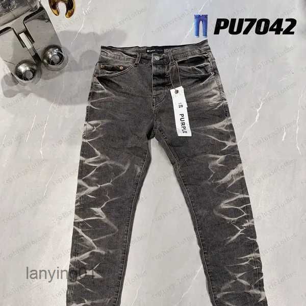 Jeans viola pantaloni in denim designer maschile jean uomini pantaloni neri di alta gamma design dritto retro streetwear designer di pantaloncini casual joggers pantalone 3582z