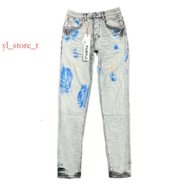 Jeans marca viola jeans scratch designer classico buco jeans mens denim pantaloni modalità design retrò streetwear sweatpants jeans womens 6134