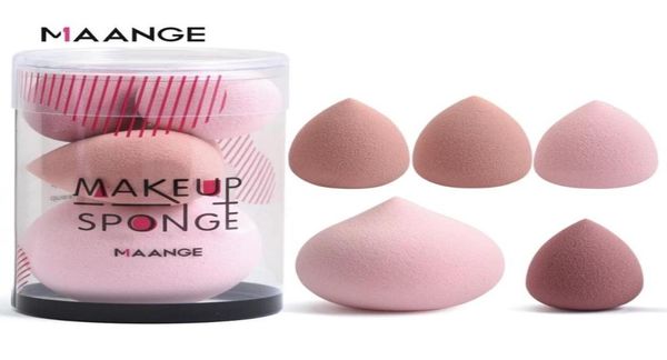 Esponjas aplicadores de algodão maange 45pcs mini maquiagem esponja molhada se torna maior bb creme cosmetic bufk foundation scealer Powde5604314