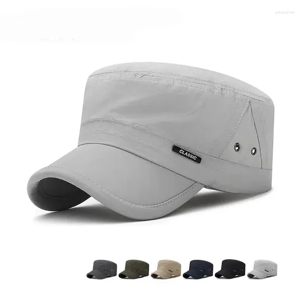 Beretti Cappelli da uomo per estate asciugatura rapida berretti piatti traspiranti Spring e Sun Shade Light