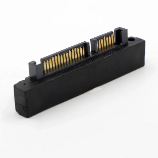 New SATA7+15PIN MALE-MAME ЖЕНЩИНА 90 градусов ADAPTER ADAPTER SATA Hard Disk Adapter Card90 DEGE SATA Адаптер SATA