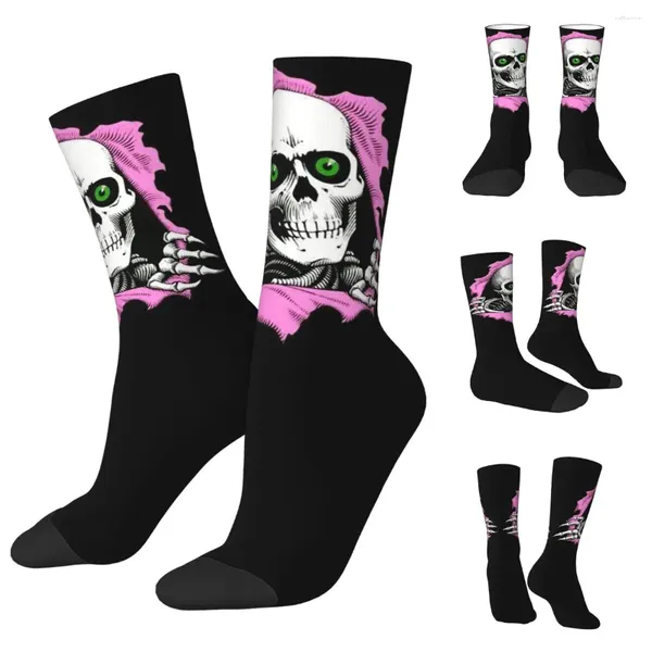 Herrensocken 3D -Druck gemütlich Unisex warmes Monster Gesicht interessanter vier Jahreszeiten