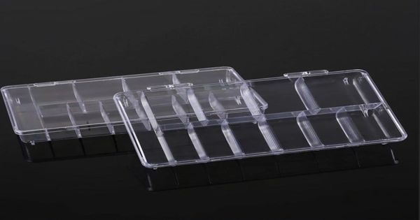 Leere Nagelspitzen Storage Box Hülle für Nagelkunst Schönheitssalon Verwenden Sie 500pcs oder 1000pcs5173134