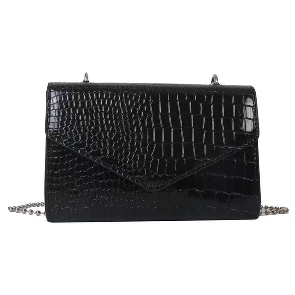 Designer Designer Sling Crossbody Town Card Tolle Alligator Shinny Leathe Borse a catena Clutine borse WoC Dicky0750