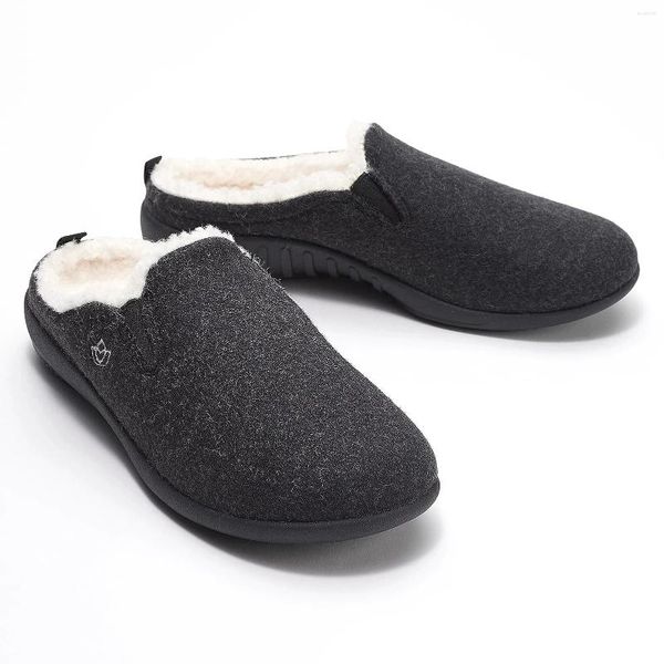 Pantofole invernale inverno slip foderato su scarpe da casa abbigliamento unisex anisex morbido per esterno el esterno interno