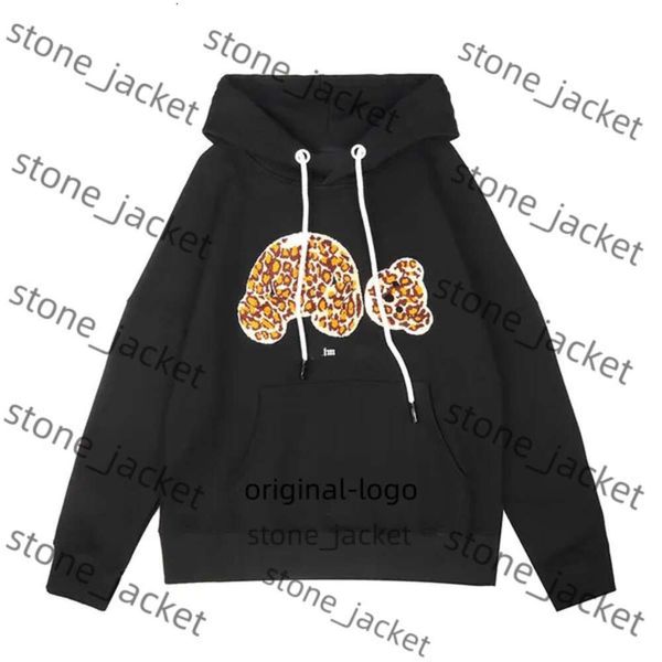 Palmwinkel Hoodie Herren Hoody Hoodies Pullover Sweatshirts Langarm enthauptet Bären Palm Hoodie Lose Jumper Hochqualität Frauen Palmwinkel Schwarzer Pullvoer 8883