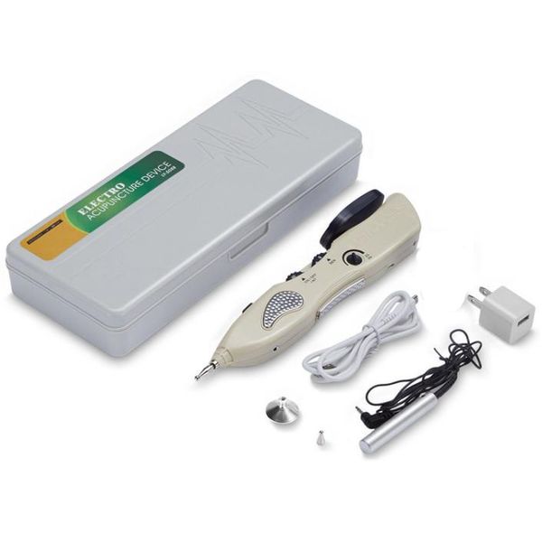 Acupuntura Detector de ponto de acupuntura Dispositivo de caneta de acupuntura eletrônica Meridian Terapia Energy Massagem Pen Dor Alívio Tratamento HE6700759