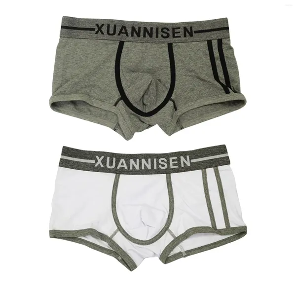 Underpants Creative Sports Men's Fashion Boxer Short For Young People Simple Cotone Cotton In biancheria intima Teenager Lingerie Bottom Lingerie