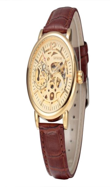 SEWOR Brand Business Male Skeleton Mechanical Watch Männer berühmte Luxus Uhren Band Analog Uhr Fashion Style Armbandwatch Swq32PU3354994