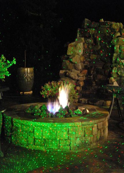 IP44 IP44 Impermeável Red Elf Green Firefly Garden Laser Christas Tree Projector Luz de férias 110V LIGHTINGENGING9183739