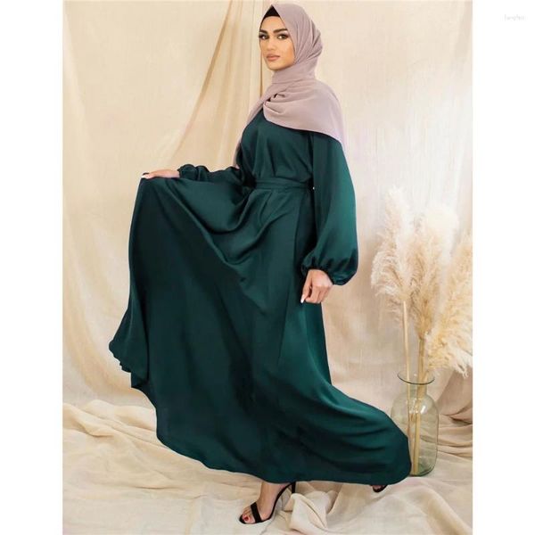 Abbigliamento etnico Dubai modesto Abaya Ramadan musulman de maxi abito tacchino kaftan musulmano islamico per donne abbigliamento hijab vestito caftano vestidos