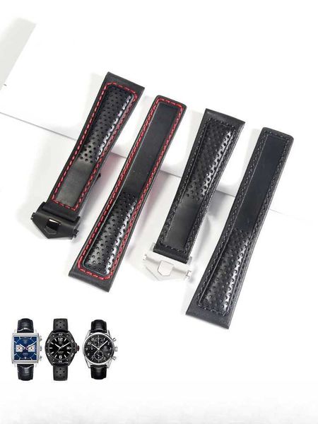 Orologi Accessorio in pelle liscia per Calila Racing Monaco F1 Serie F1 traspirante 2 mm Anti allergica Q240430