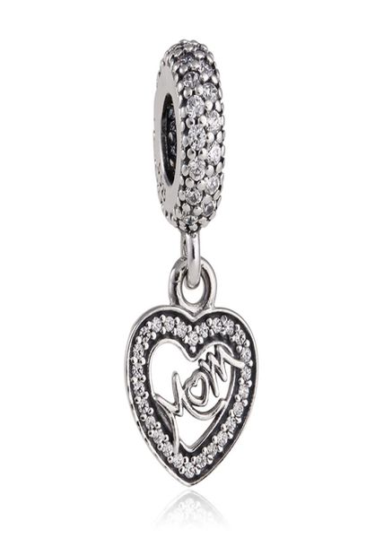Verão 925 Jóias de prata esterlina Mãe Mãe prata Dangle Charm Minchações Colar de pulseiras para mulheres fabricantes de jóias8904518