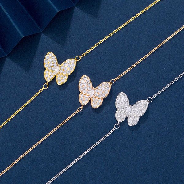 Брэнд мода van v золото -точная конная лошадь Butterfly Bracelet, способный, полный бриллиантовой сладости, роскошная роскошь и высокий уровень