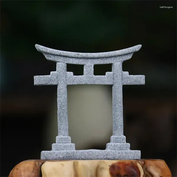 Figurine decorative torii gate giapponese decorazioni per acquari in miniatura ornank giardino santuario shinto