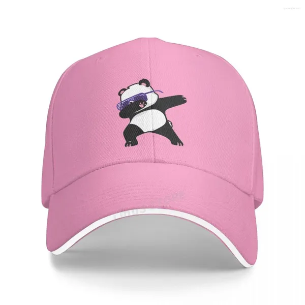 Berets Sommer coole Männer tanzen Panda Baseball Cap Fashion Funny Print The Dabbing Dad Hut Unisex Verstellbare Schnappschützen