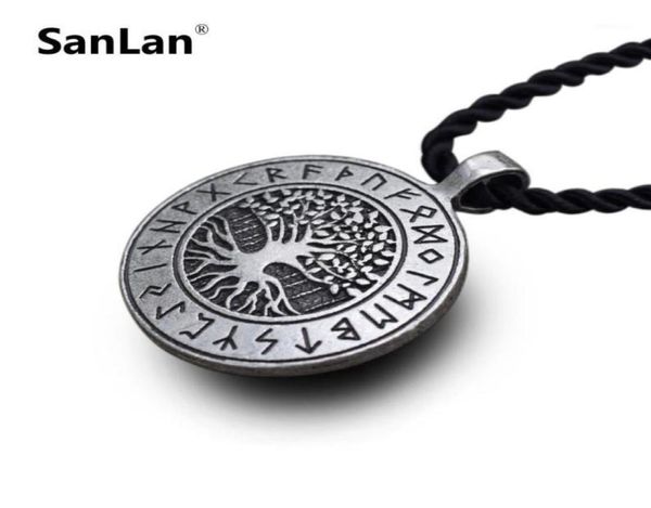 Ketten yggdrasil Rune Viking Tree of Life Pendelland Halskette Celtic World Norse Mythologie Nordische Halsketten Charm Schmuck16503531