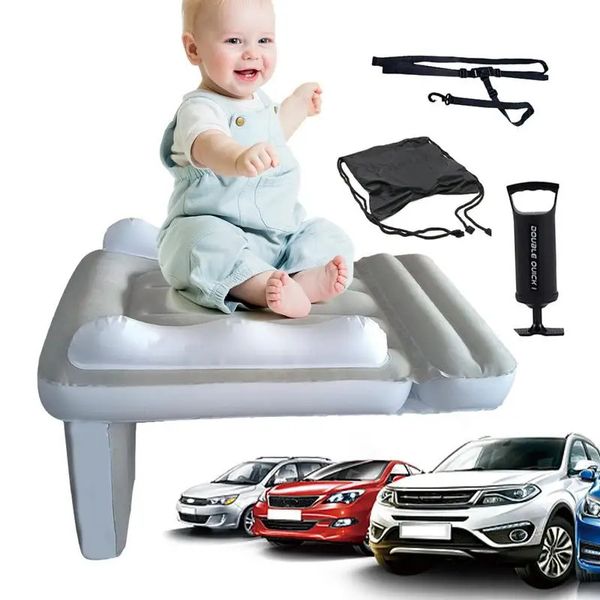 Avião inflável Baby Travel Bed Airplano Criança colchão Auto traseiro Kid Kid Sleeping Bed Acessórios de interiores automáticos para Kid 240417